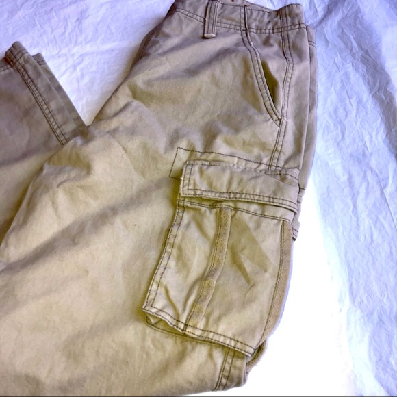 90s grunge loose cargo pants. Plugg size small - Picture 4 of 7